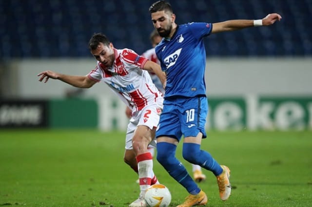 Soi kèo bóng đá Crvena Zvezda vs Hoffenheim, 00:55 – 4/12/2020 – Cúp C2 Châu Âu